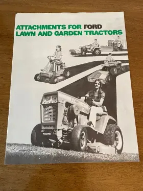 AD-8621 FORD Attachments Lawn Garden Tractors