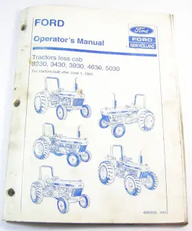 42323052 FORD FARM AGRICULTURE EQUIPMENT Tractor Operators