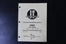 FD-36 FORD Manual Tractor Repair Book
