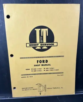 FO-23 FORD Service Repair Manual Tractor