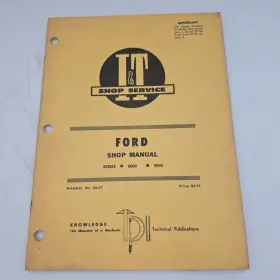 FO-27 FORD Tractor Manual