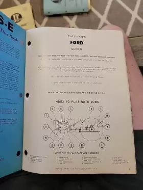FO-33 FORD Flat Rate Manual Service Tractors #3