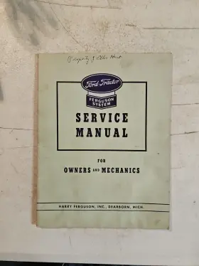 FS-4187 FORD Tractor Ferguson Service Manual #2