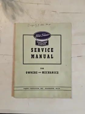FS-4187 FORD Tractor Ferguson Service Manual