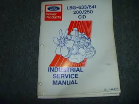 LSG-250 FORD Engine Service Repair Manual Xz