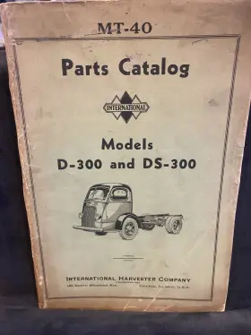 MT-40 FORD International Harvester Catalog