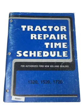 40152030 FORD NEW HOLLAND Tractor Repair Schedule
