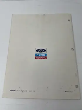 42019522 FORD NEW HOLLAND Manure Spreader Operators Manual #2