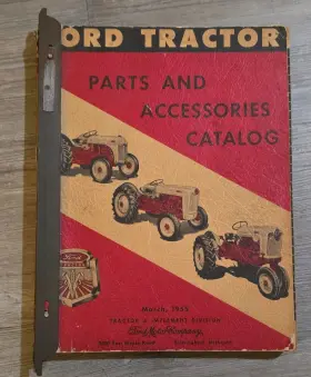 PA5933-1 FORD Tractor Master Catalog Binder
