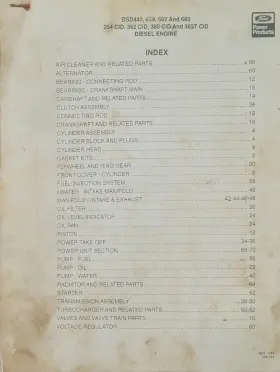 363T FORD POWER PRODUCTS Diesel Engine