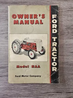 SE-5943 FORD Naa Tractor Owners Manual Sep
