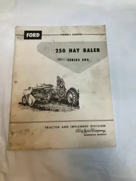 SE-O8298-10608 FORD Hay Baler Operators Manual