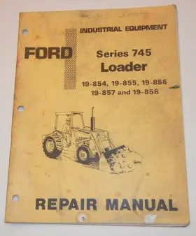 SE3743 FORD Loader Repair Service Troubleshooting Manual