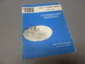 SE6228-F FORD Rear Mower Operators Manual Sickle Bar Hay