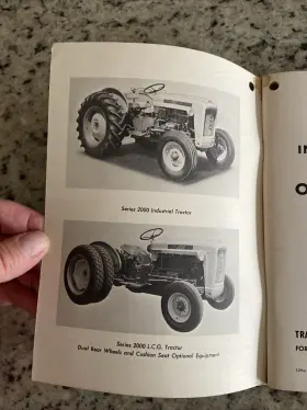 SE8741A FORD Lcg Tractor Owners Manual #3