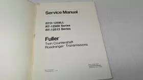 RTO-1258LL FULLER Eaton Transmission Service Manual #2
