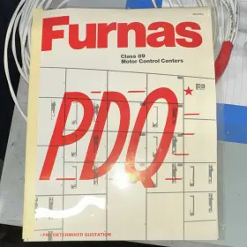 89-PDQ FURNAS Motor Control Center Manual Conn