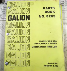 8203 GALION Vos Roller Book