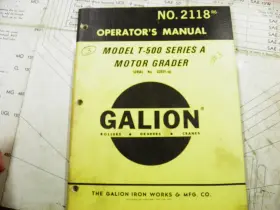 SMG-T500A GALION Operators Manual
