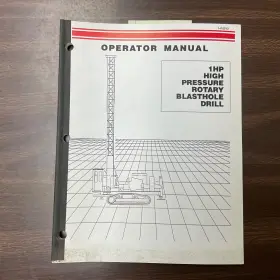 1416512 GARDNER DENVER Rotary Blasthole Drill Operator Manual