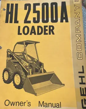 901352 GEHL Loader Owners Manual Service Skid Steer