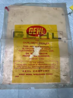 901879 GEHL Bale Handler Owners Service Manual #3