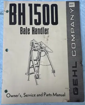 901879 GEHL Bale Handler Owners Service Manual