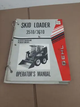 903654 GEHL Service Manual Skid Steer Loader Operator