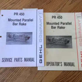904078 GEHL Hay Rake Manual Catalog Books Operator