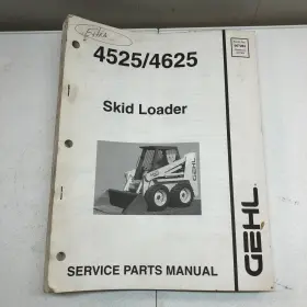 907263 GEHL Skid Steer Loader Service Catalog Manual