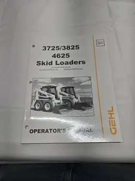 907777 GEHL Skid Loaders Operators Owners Manual Bound Book