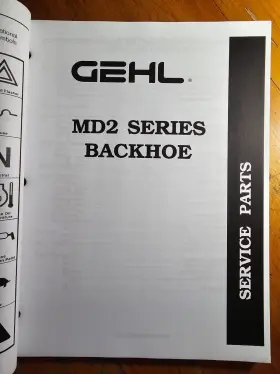 907788 GEHL Backhoe Manual #3