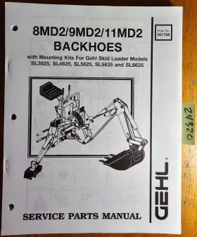 907788 GEHL Backhoe Manual