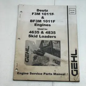 907825 GEHL Deutz Engines Skid Steer Loader Manual