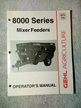 909735-AP0401 GEHL Mixer Feeders Operators Manual Wagon