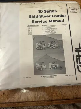 917116 GEHL Skid Steer Loader Service Manual