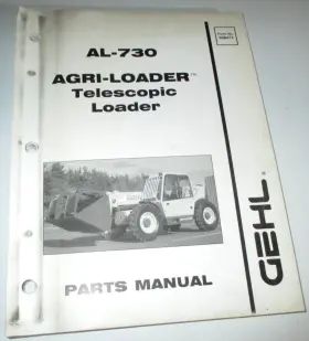 AL-730 GEHL Telescopic Loader Catalog Manual Book