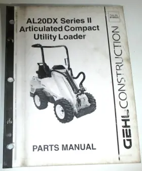 AL20DX GEHL Utility Loader Catalog Manual Book