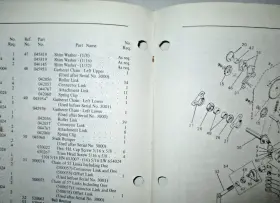 CA600 GEHL Row Corn Manual Catalog Book #2