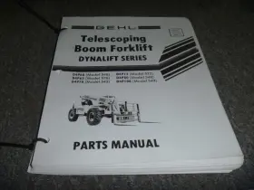 D4P100 GEHL Telescoping Boom Forklift Dynalift Catalog