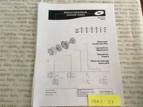 MSE05 GEHL Hydraulic Motor Repair Trouble Manual