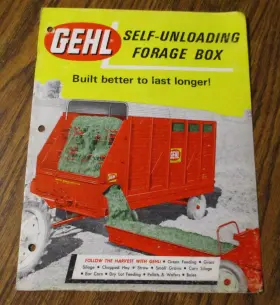 T760 GEHL Unloading Forage Box Wagon Brochure Literature