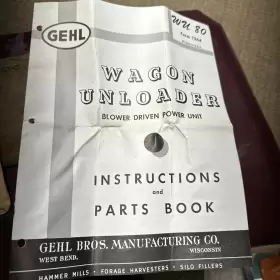 WU80 GEHL Bros Wagon Unloader Blower Power Unit #2