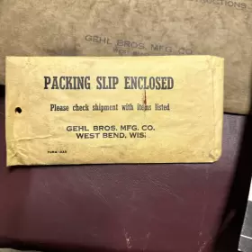 WU80 GEHL Bros Wagon Unloader Blower Power Unit #3