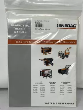 0H0285 GENERAC Diagnostic Repair Manual Printed