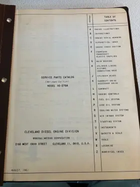 16-278A GENERAL MOTORS Cleveland Diesel Catalog Gm #2