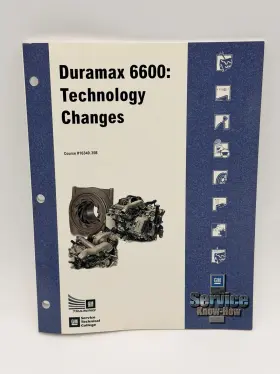 16340-35B GENERAL MOTORS Duramax Diesel Engine Changes Manual