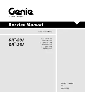 227656 GENIE Runabout Aerial Platform Service Manual Paper