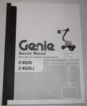 77809 GENIE Aerial Boom Manlift Service Repair Manual Book