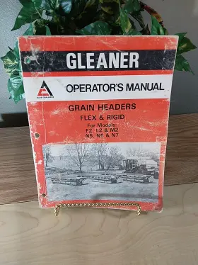 1329151 GLEANER Grain Headers Flex Rigid Operators Manualvfor